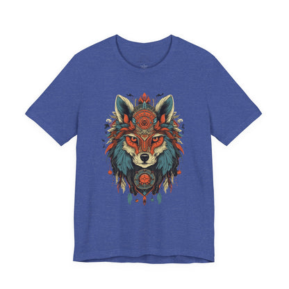 Bohemian Wolf Graphic Tee | Cool T-Shirt, Casual Wear, Nature Lover Gift, Festival Outfit, Unisex Style