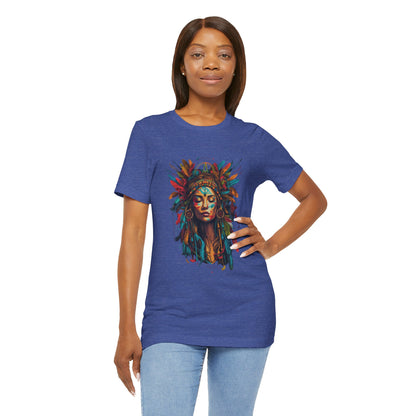 Bohemian Spirit Tee | Colorful Goddess Shirt, Artistic Graphic Tee, Festival Top, Unique Gift for Her, Boho Clothing