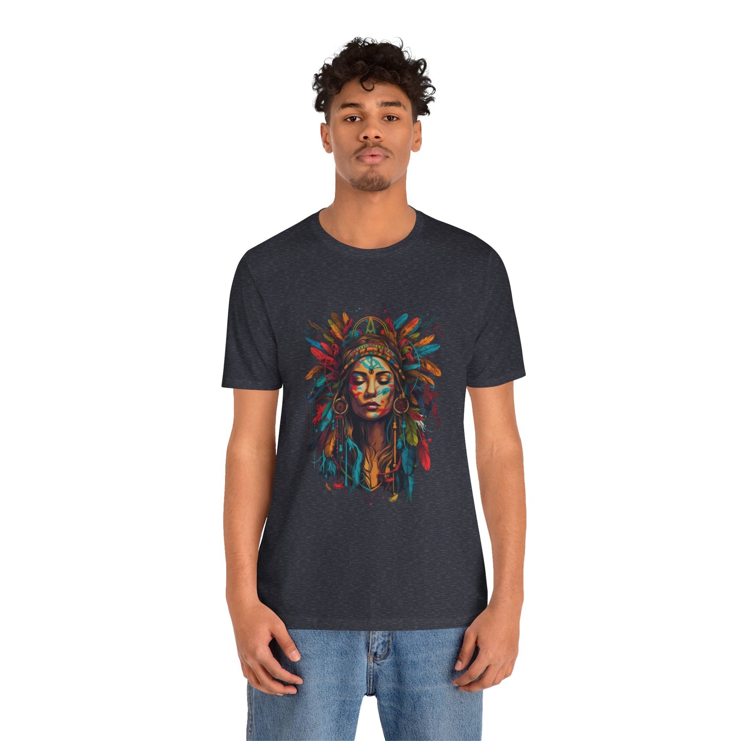 Bohemian Spirit Tee | Colorful Goddess Shirt, Artistic Graphic Tee, Festival Top, Unique Gift for Her, Boho Clothing
