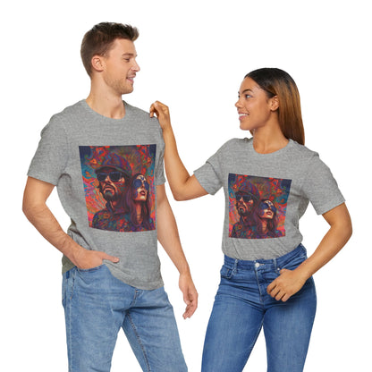 Bohemian Vibes Unisex Tee, Perfect for Festivals, Concerts, Casual Outings, Gifts, Unisex Graphic Shirt, Psychedelic Art T-Shirt