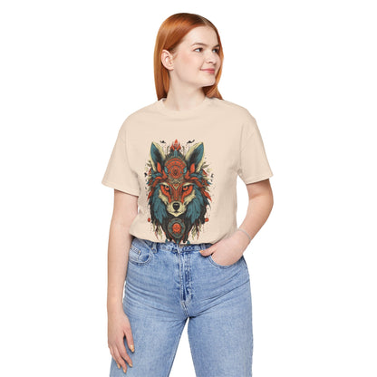 Bohemian Wolf Graphic Tee | Cool T-Shirt, Casual Wear, Nature Lover Gift, Festival Outfit, Unisex Style