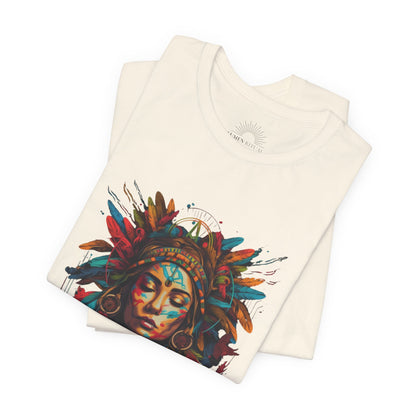 Bohemian Spirit Tee | Colorful Goddess Shirt, Artistic Graphic Tee, Festival Top, Unique Gift for Her, Boho Clothing