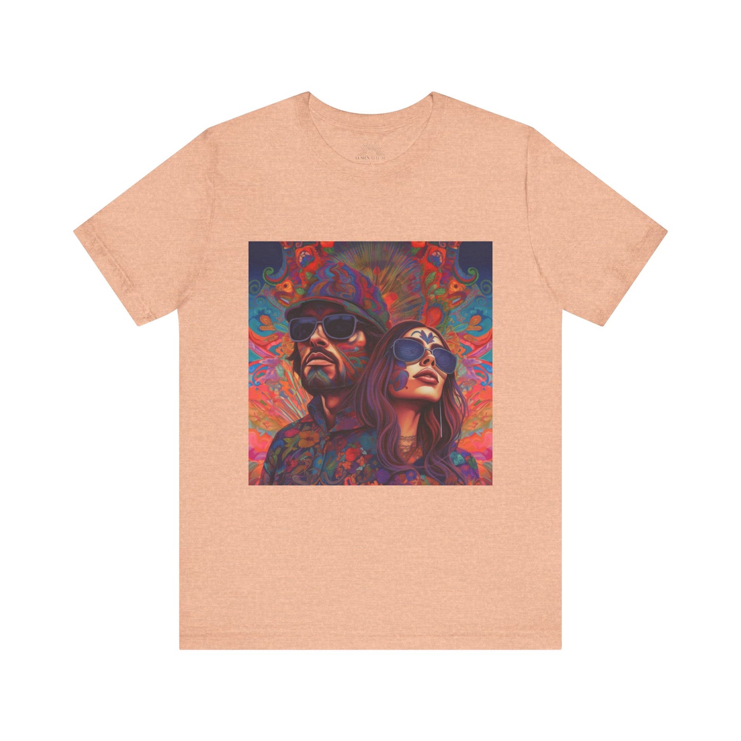 Bohemian Vibes Unisex Tee, Perfect for Festivals, Concerts, Casual Outings, Gifts, Unisex Graphic Shirt, Psychedelic Art T-Shirt