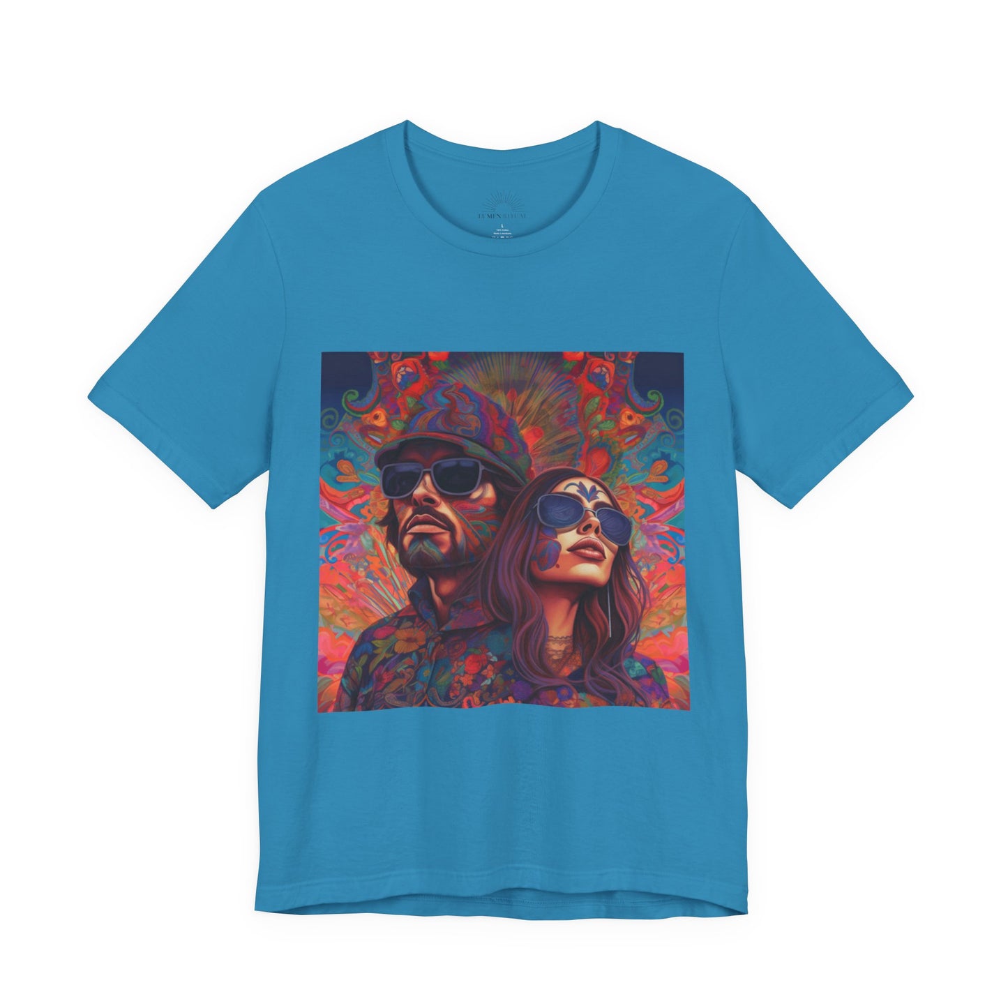 Bohemian Vibes Unisex Tee, Perfect for Festivals, Concerts, Casual Outings, Gifts, Unisex Graphic Shirt, Psychedelic Art T-Shirt