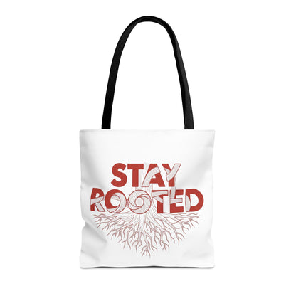 Stay Rooted Tote Bag | Eco-Friendly Carryall, Motivational Gift, Nature Lover Accessory, Daily Essentials, Earth Day