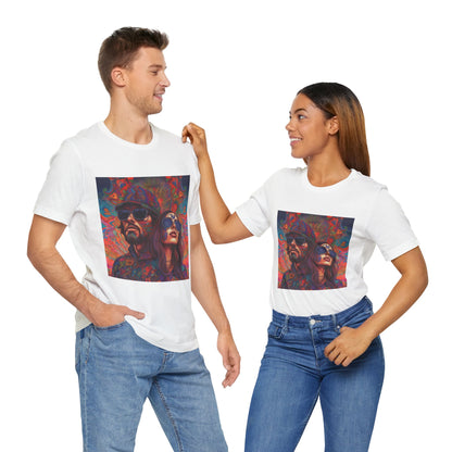 Bohemian Vibes Unisex Tee, Perfect for Festivals, Concerts, Casual Outings, Gifts, Unisex Graphic Shirt, Psychedelic Art T-Shirt