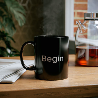 The Intentional Mug - Start Your Day with 'Begin', Coffee Lover's Gift, Motivational Drinkware for Home or Office, Perfect for New [...]