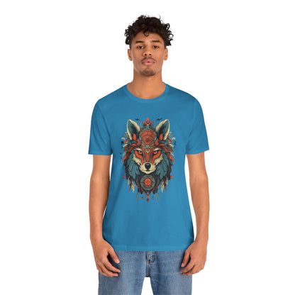 Bohemian Wolf Graphic Tee | Cool T-Shirt, Casual Wear, Nature Lover Gift, Festival Outfit, Unisex Style