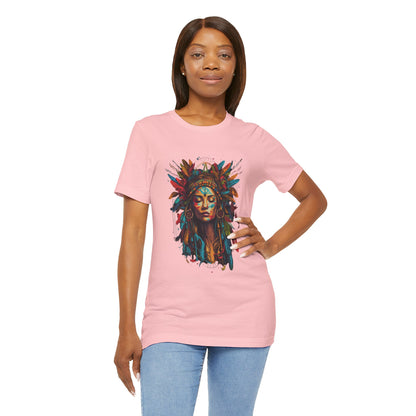 Bohemian Spirit Tee | Colorful Goddess Shirt, Artistic Graphic Tee, Festival Top, Unique Gift for Her, Boho Clothing