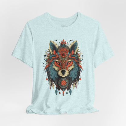 Bohemian Wolf Graphic Tee | Cool T-Shirt, Casual Wear, Nature Lover Gift, Festival Outfit, Unisex Style