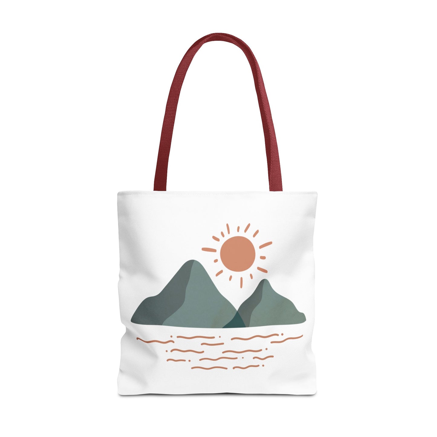 Scenic Mountain Tote Bag, AOP Eco-Friendly Bag for Nature Lovers, Travel Essentials, Beach Tote, Gift for Adventurers