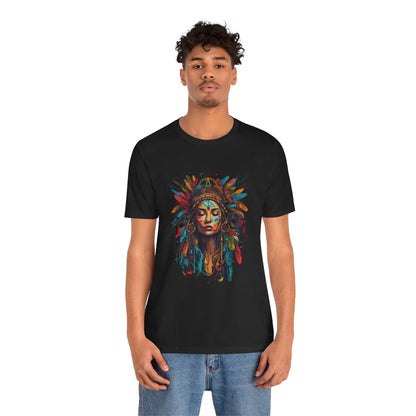 Bohemian Spirit Tee | Colorful Goddess Shirt, Artistic Graphic Tee, Festival Top, Unique Gift for Her, Boho Clothing