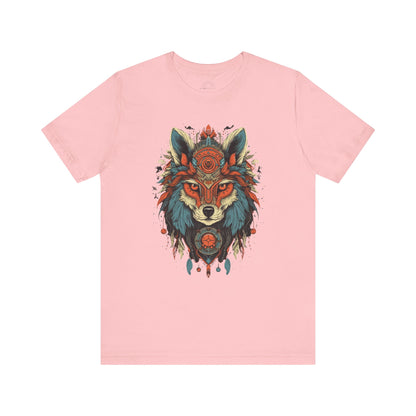 Bohemian Wolf Graphic Tee | Cool T-Shirt, Casual Wear, Nature Lover Gift, Festival Outfit, Unisex Style