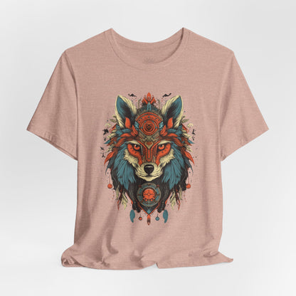Bohemian Wolf Graphic Tee | Cool T-Shirt, Casual Wear, Nature Lover Gift, Festival Outfit, Unisex Style