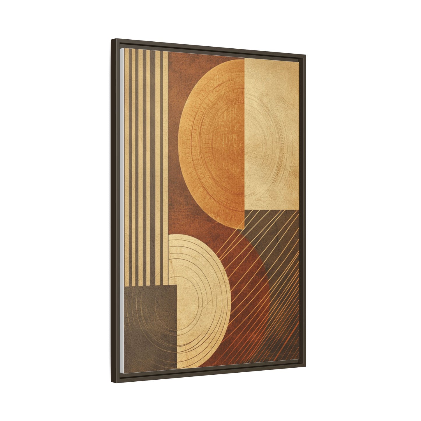 Modern Abstract Wall Art Print, Geometric Matte Canvas, Home Decor, Living Room Artwork, Boho Chic Decor, Housewarming Gift