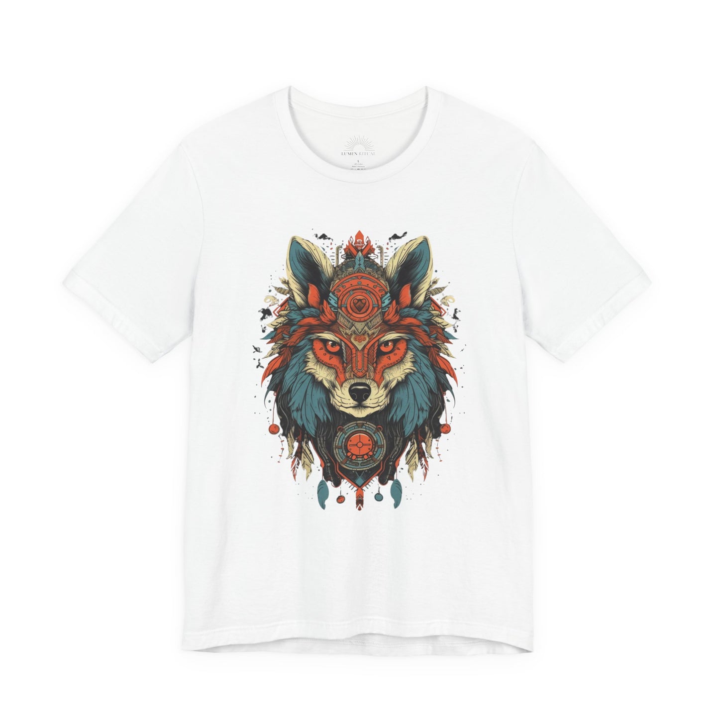 Bohemian Wolf Graphic Tee | Cool T-Shirt, Casual Wear, Nature Lover Gift, Festival Outfit, Unisex Style