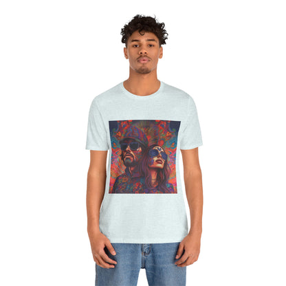 Bohemian Vibes Unisex Tee, Perfect for Festivals, Concerts, Casual Outings, Gifts, Unisex Graphic Shirt, Psychedelic Art T-Shirt