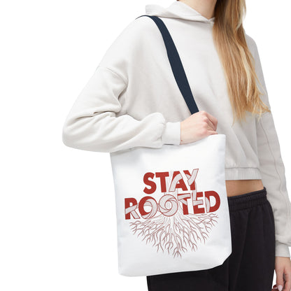 Stay Rooted Tote Bag | Eco-Friendly Carryall, Motivational Gift, Nature Lover Accessory, Daily Essentials, Earth Day