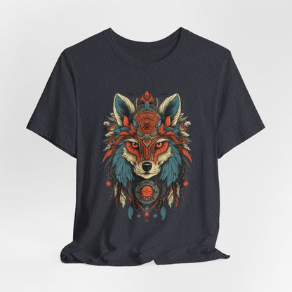 Bohemian Wolf Graphic Tee | Cool T-Shirt, Casual Wear, Nature Lover Gift, Festival Outfit, Unisex Style