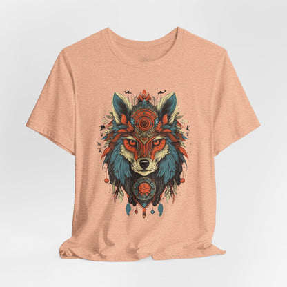 Bohemian Wolf Graphic Tee | Cool T-Shirt, Casual Wear, Nature Lover Gift, Festival Outfit, Unisex Style