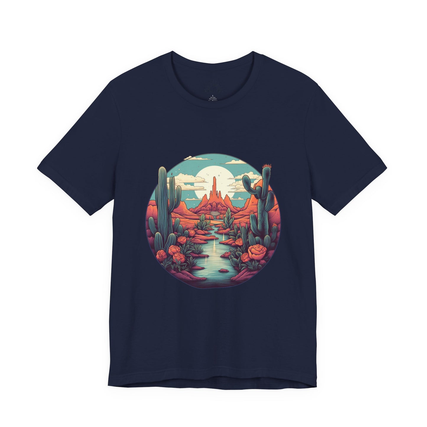 Desert Sunset Tee, Relaxed Fit Shirt, Nature Lover Gift, Casual Wear, Summer Vibes, Outdoor Adventure Clothing
