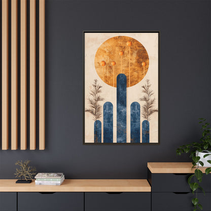 Modern Boho Wall Art Print, Framed Home Decor, Minimalist Artwork, Nature Inspired, Gift for Her, Room Decoration