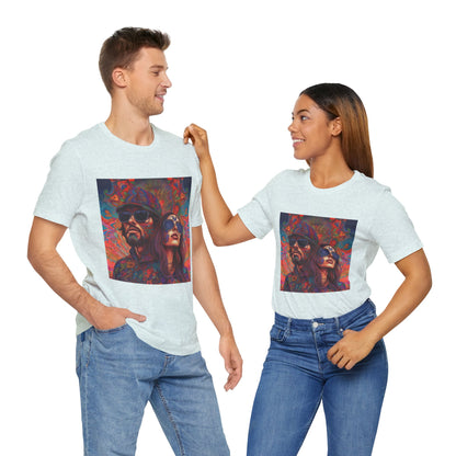 Bohemian Vibes Unisex Tee, Perfect for Festivals, Concerts, Casual Outings, Gifts, Unisex Graphic Shirt, Psychedelic Art T-Shirt