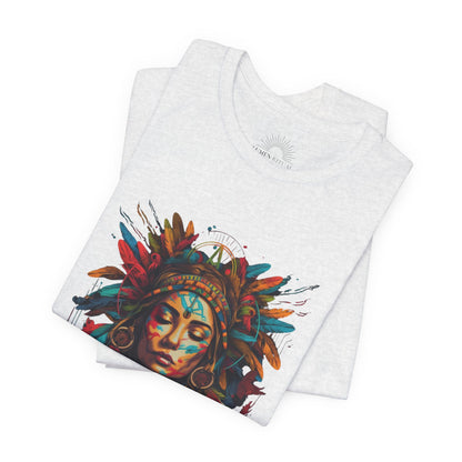 Bohemian Spirit Tee | Colorful Goddess Shirt, Artistic Graphic Tee, Festival Top, Unique Gift for Her, Boho Clothing