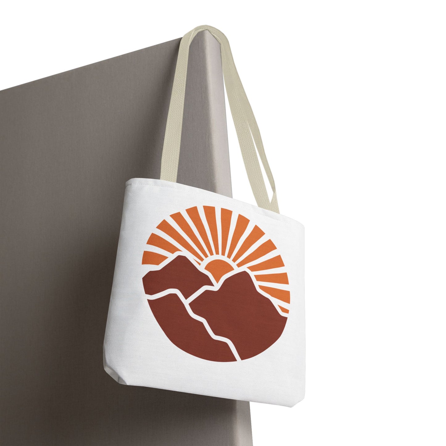 Sunrise Mountain Tote Bag, Eco-Friendly Shopping Bag, Adventure Tote, Summer Tote, Gift for Nature Lovers, Beach Bag