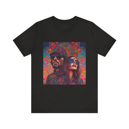 Bohemian Vibes Unisex Tee, Perfect for Festivals, Concerts, Casual Outings, Gifts, Unisex Graphic Shirt, Psychedelic Art T-Shirt