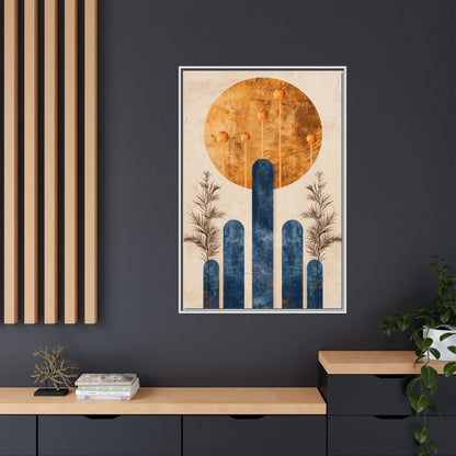 Modern Boho Wall Art Print, Framed Home Decor, Minimalist Artwork, Nature Inspired, Gift for Her, Room Decoration