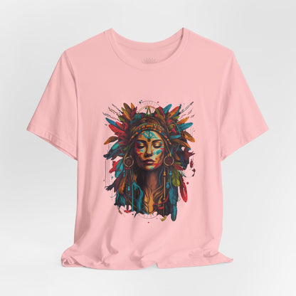 Bohemian Spirit Tee | Colorful Goddess Shirt, Artistic Graphic Tee, Festival Top, Unique Gift for Her, Boho Clothing
