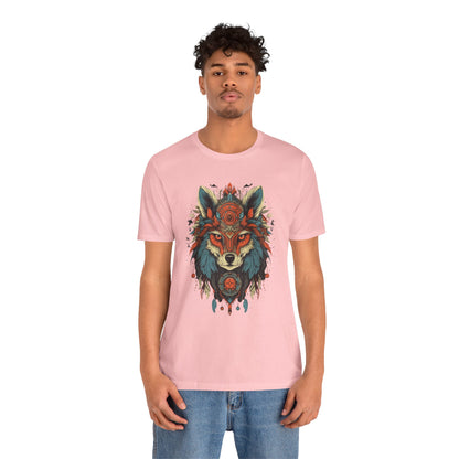Bohemian Wolf Graphic Tee | Cool T-Shirt, Casual Wear, Nature Lover Gift, Festival Outfit, Unisex Style