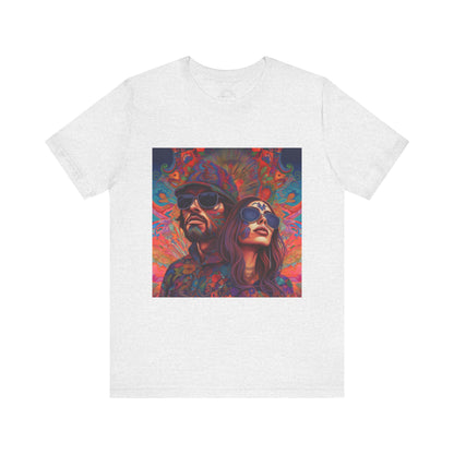 Bohemian Vibes Unisex Tee, Perfect for Festivals, Concerts, Casual Outings, Gifts, Unisex Graphic Shirt, Psychedelic Art T-Shirt