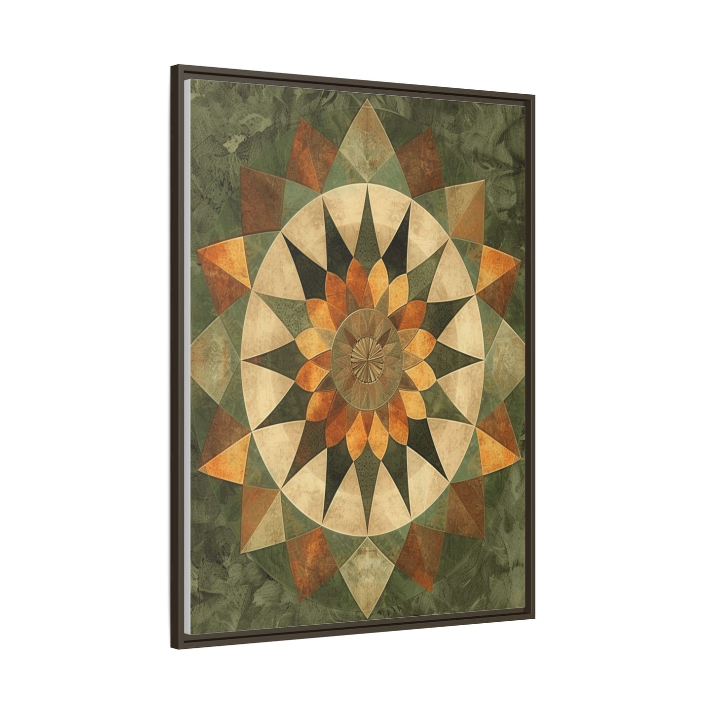 Framed Art Print - Vibrant Geometric Wall Decor for Home, Kitchen, Living Room, Gift for Housewarming, Modern Artwork