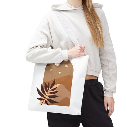 Bohemian Tote Bag with Nature Design, Eco-Friendly Carryall, Floral Shopper, Gift for Nature Lovers, Everyday Tote