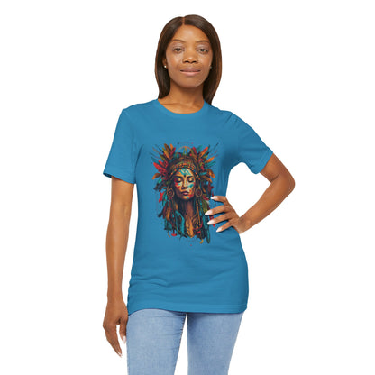 Bohemian Spirit Tee | Colorful Goddess Shirt, Artistic Graphic Tee, Festival Top, Unique Gift for Her, Boho Clothing