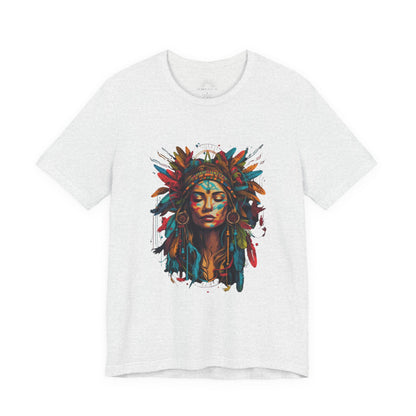 Bohemian Spirit Tee | Colorful Goddess Shirt, Artistic Graphic Tee, Festival Top, Unique Gift for Her, Boho Clothing