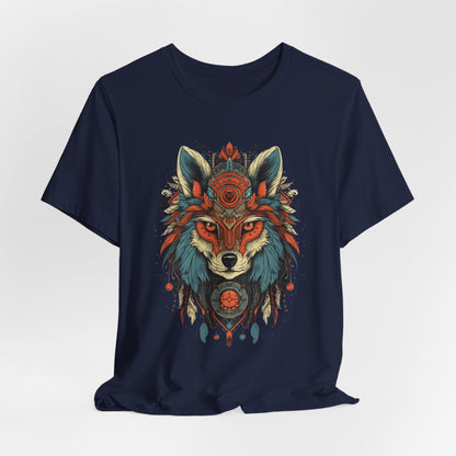 Bohemian Wolf Graphic Tee | Cool T-Shirt, Casual Wear, Nature Lover Gift, Festival Outfit, Unisex Style