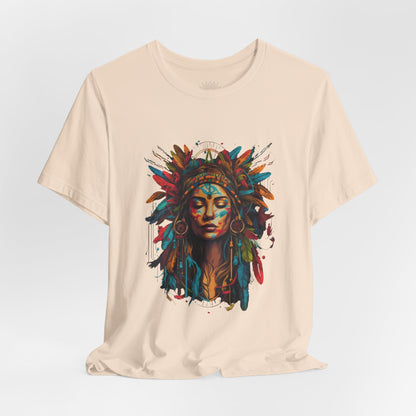 Bohemian Spirit Tee | Colorful Goddess Shirt, Artistic Graphic Tee, Festival Top, Unique Gift for Her, Boho Clothing