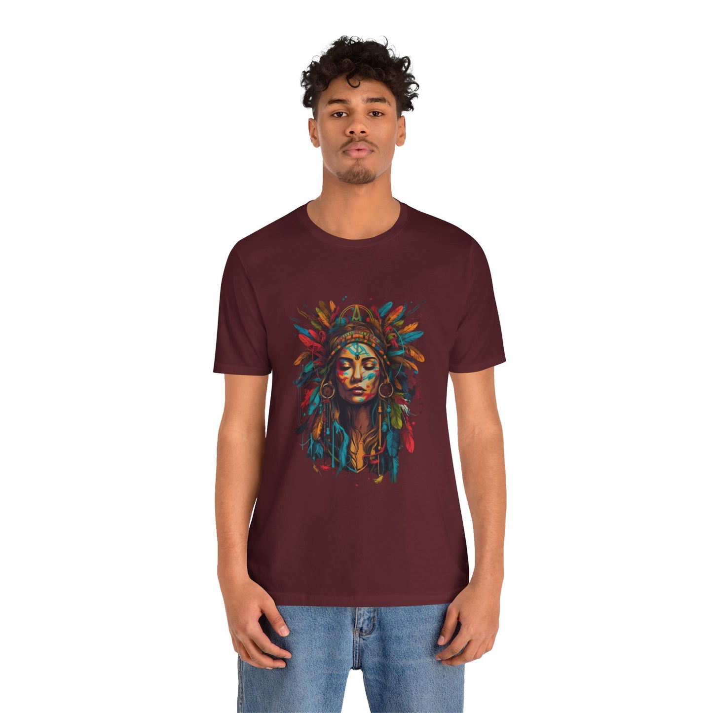 Bohemian Spirit Tee | Colorful Goddess Shirt, Artistic Graphic Tee, Festival Top, Unique Gift for Her, Boho Clothing
