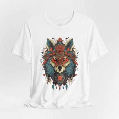 Bohemian Wolf Graphic Tee | Cool T-Shirt, Casual Wear, Nature Lover Gift, Festival Outfit, Unisex Style