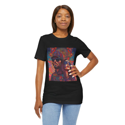 Bohemian Vibes Unisex Tee, Perfect for Festivals, Concerts, Casual Outings, Gifts, Unisex Graphic Shirt, Psychedelic Art T-Shirt