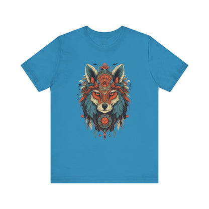 Bohemian Wolf Graphic Tee | Cool T-Shirt, Casual Wear, Nature Lover Gift, Festival Outfit, Unisex Style