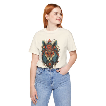 Bohemian Wolf Graphic Tee | Cool T-Shirt, Casual Wear, Nature Lover Gift, Festival Outfit, Unisex Style