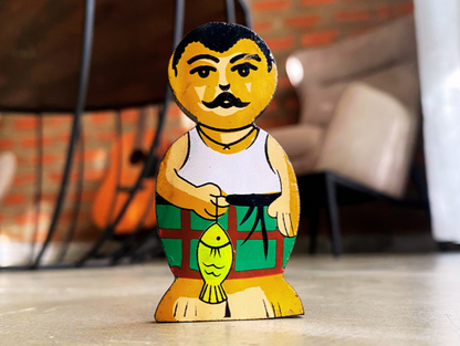 The Village Hearth: Ceylon Character Magnet Set (Set of 8)