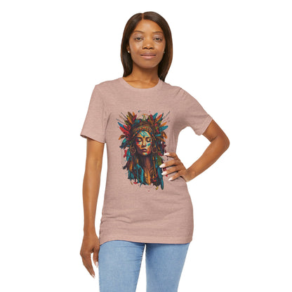 Bohemian Spirit Tee | Colorful Goddess Shirt, Artistic Graphic Tee, Festival Top, Unique Gift for Her, Boho Clothing