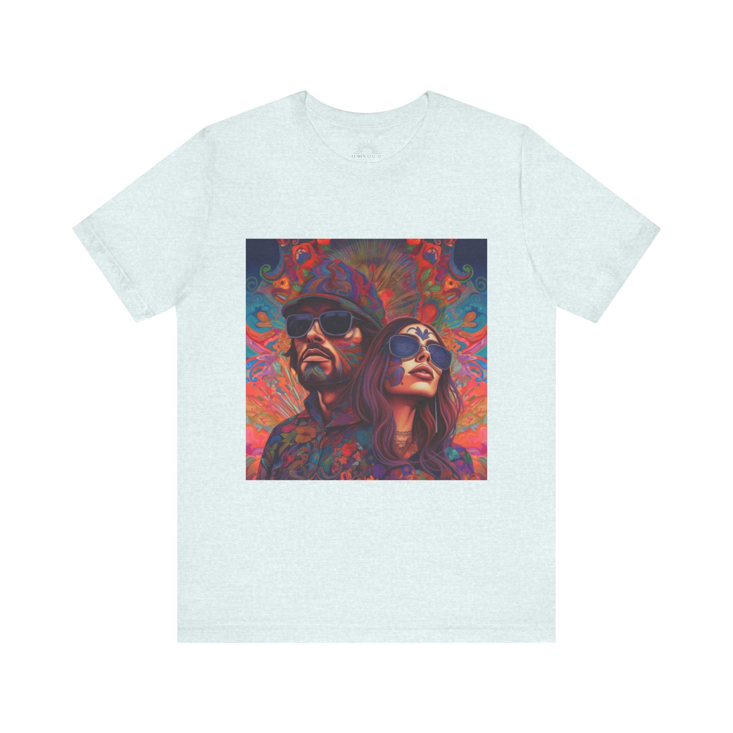 Bohemian Vibes Unisex Tee, Perfect for Festivals, Concerts, Casual Outings, Gifts, Unisex Graphic Shirt, Psychedelic Art T-Shirt