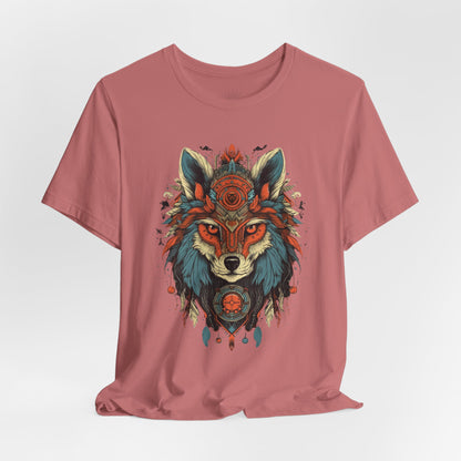Bohemian Wolf Graphic Tee | Cool T-Shirt, Casual Wear, Nature Lover Gift, Festival Outfit, Unisex Style