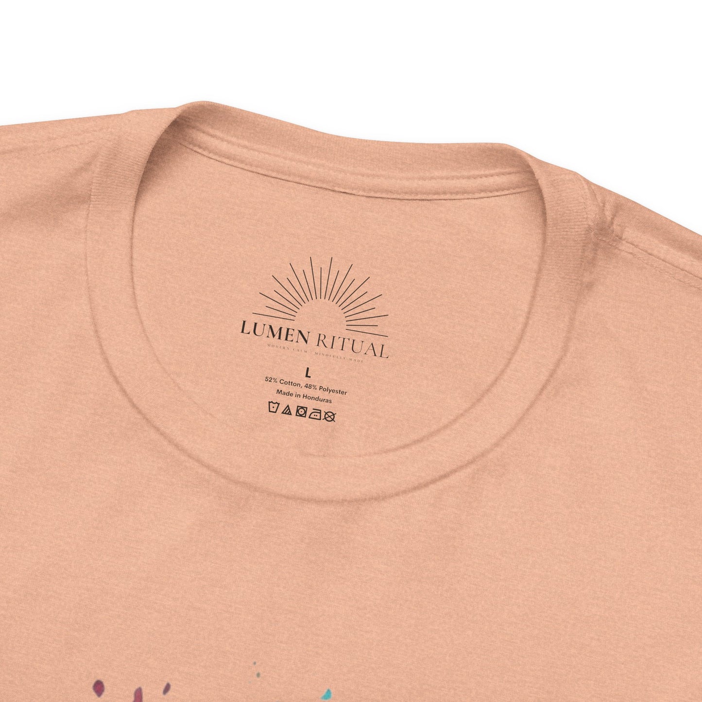 Colorful Feather Art Tee - Unisex Short Sleeve T-Shirt, Bohemian Top, Gift for Nature Lovers, Artisticwear, Casual Wear, Summer Tee